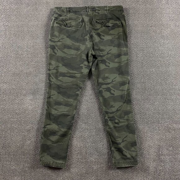 Abercrombie & Fitch Camo Cargo Pants Men's 36 x 32 Rustin Athletic Slim Military - Picture 3 of 14